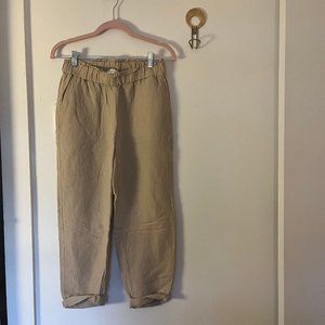H&M Cropped Linen Pants 2